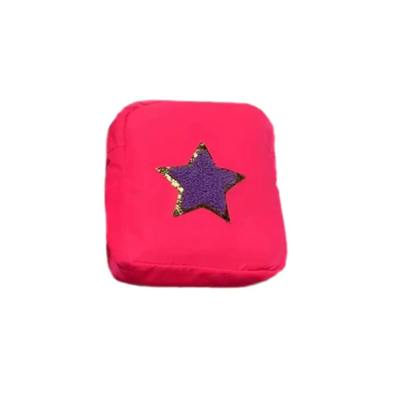 Nylon Varsity Pouch - Star