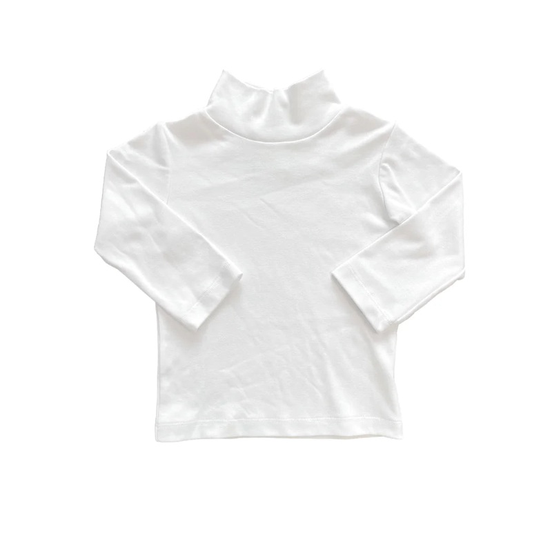 Zuccini Kids White Knit Turtleneck Shirt