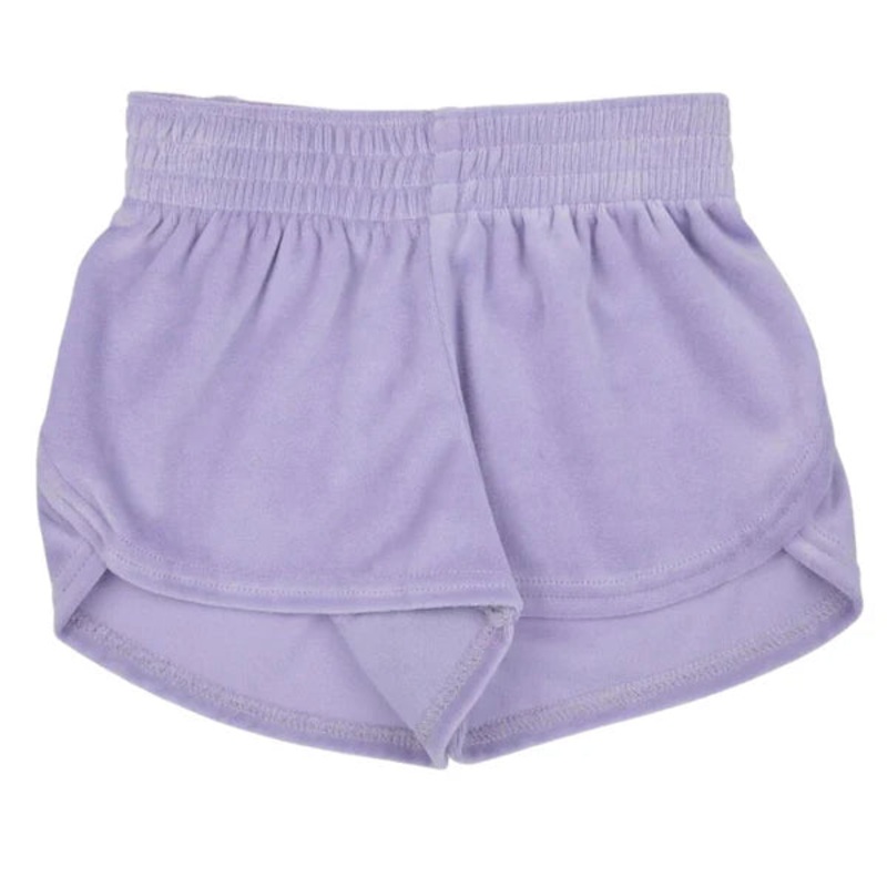 Azarhia Athleisure Lavender Velour Steph Shorts