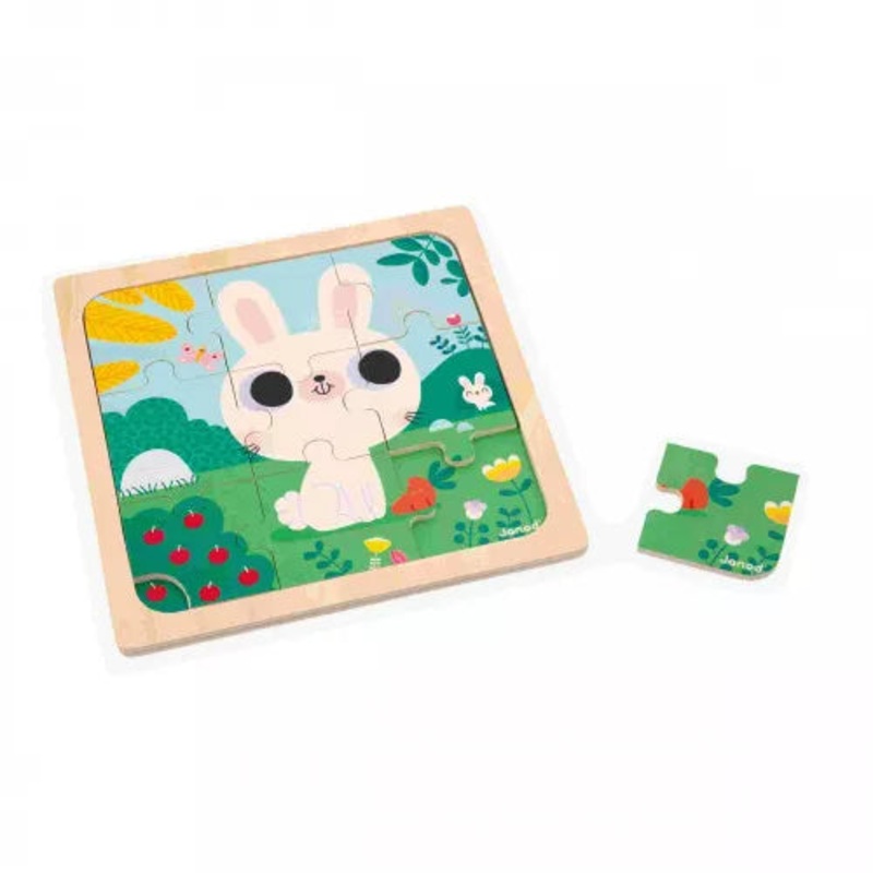Chunky Wooden Trio Puzzle