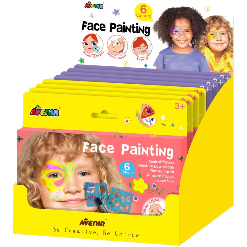 Face Painting Stencil Kit