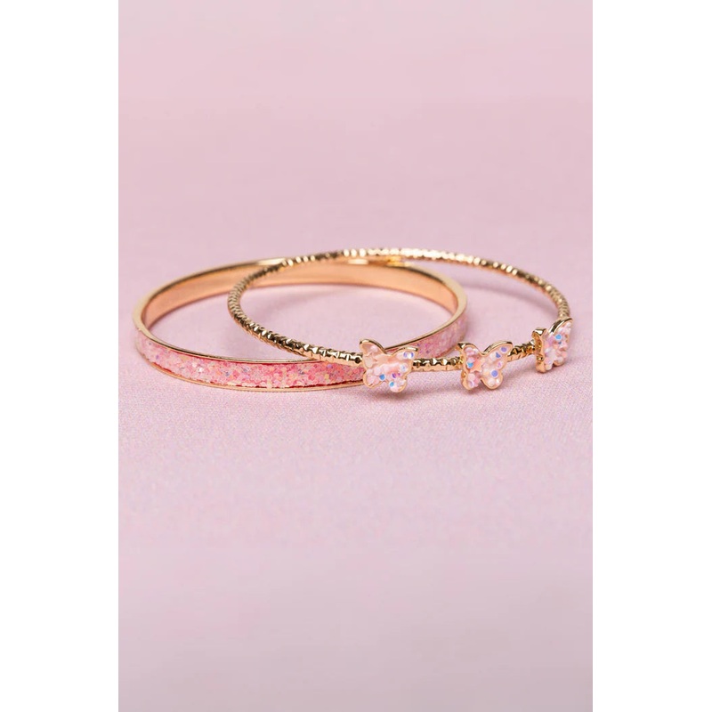 Great Pretenders Boutique Chic 2Pc Butterfly Bangles