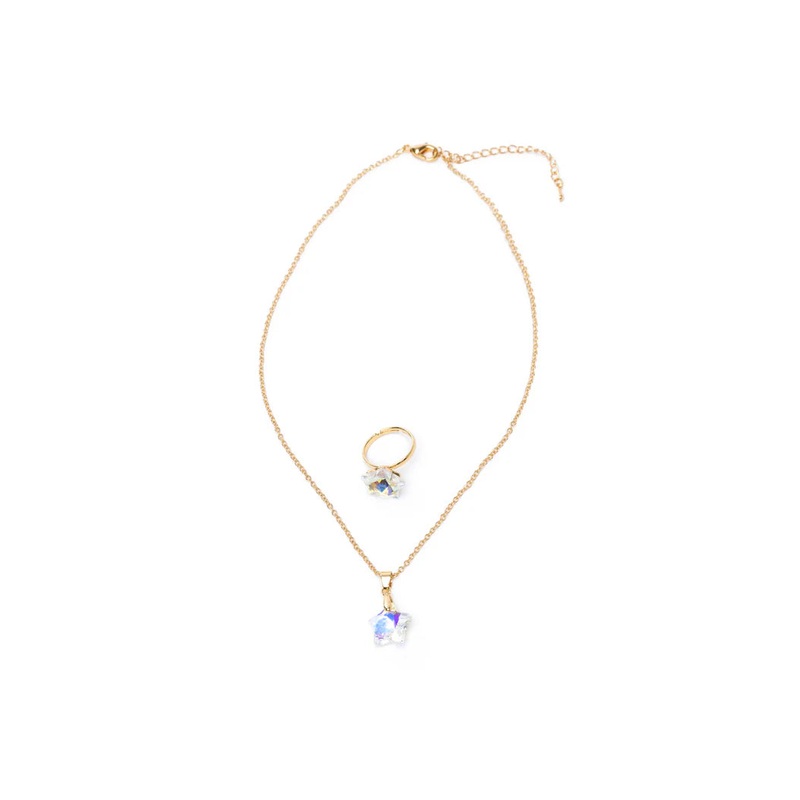 Great Pretenders Boutique Chic Holographic Star Necklace Set