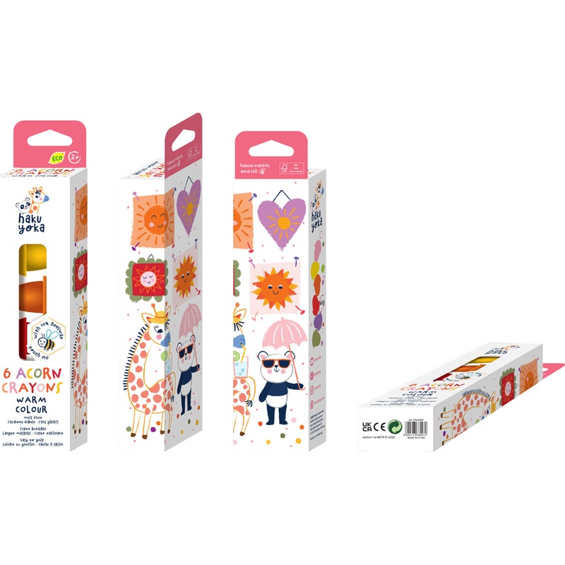Haku Yoka Crayons - Acorn