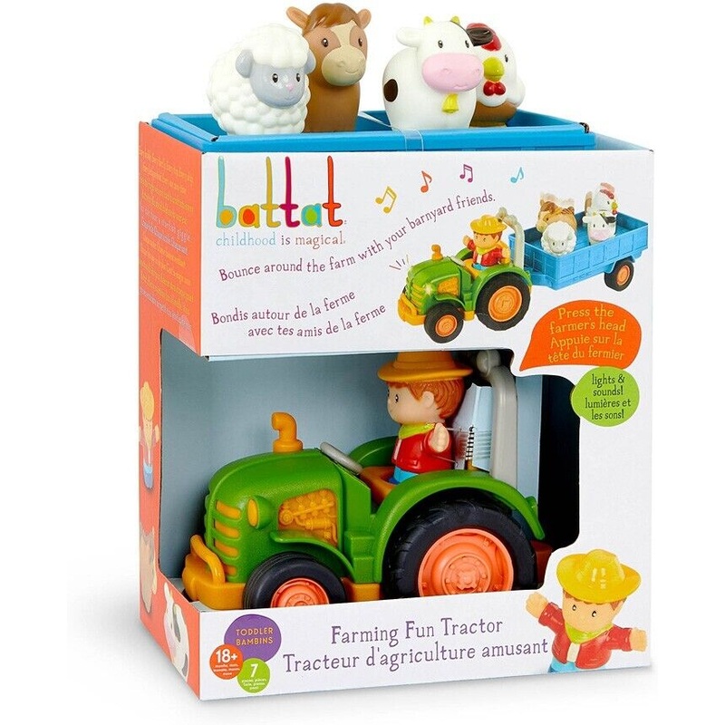 Lights & Sounds Farming Fun Tractor With Animals