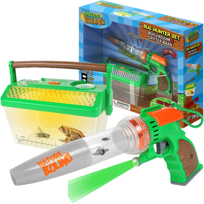 Nature Bound Bug Hunter Set: Bug Vacuum & Critter Barn