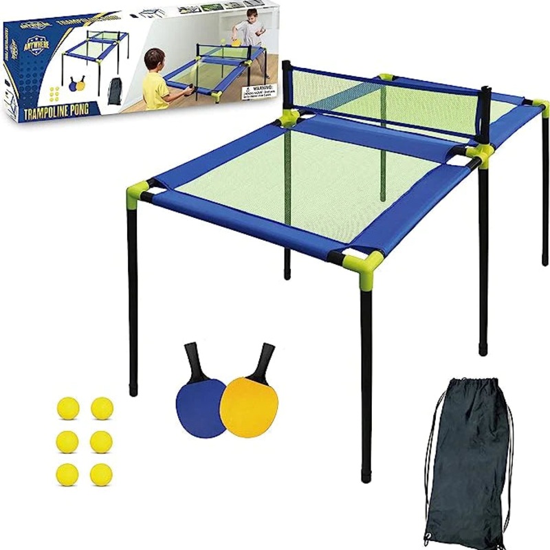 Trampoline Pong Table Tennis Set