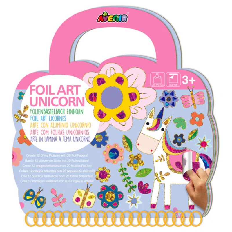 Unicorn Foil Art Book