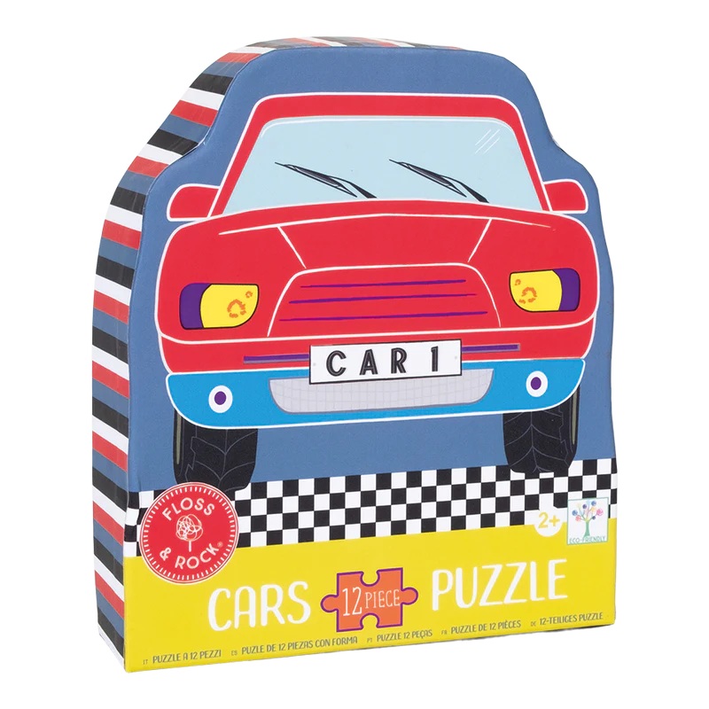 Floss & Rock 12pc Jigsaw Puzzle- Cars