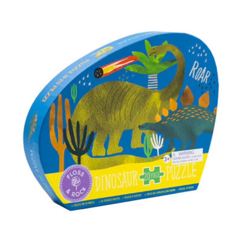 Floss & Rock 20pc Jigsaw Puzzle- Dino