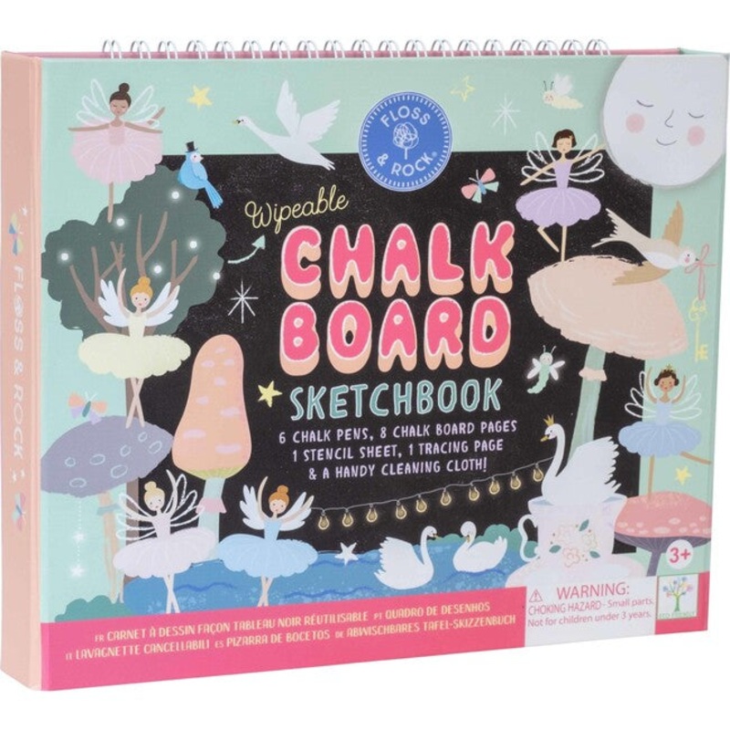Floss & Rock Chalkboard Sketchbook - Enchanted