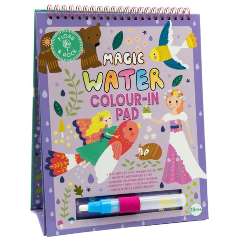 Floss & Rock Magic Water Coloring Flip Book - Fairy Tale