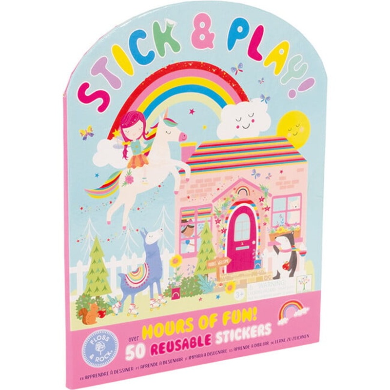 Floss & Rock Stick N Play- Rainbow Fairy