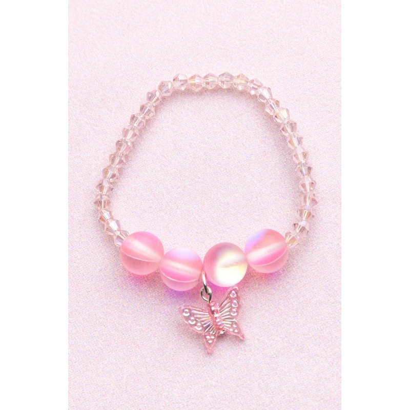 Great Pretenders Boutique Chic Holo Pink Crystal Bracelet