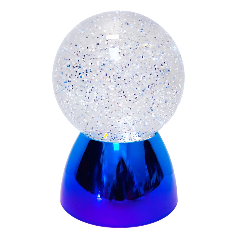 Disco Motion Swirling Glitter Color Changing LED Light-Up Ball