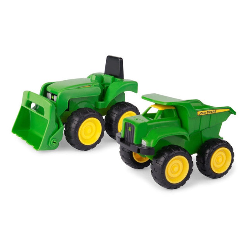 John Deere 6" Sandbox Vehicle 2 Pack Dump Truck & Tractor