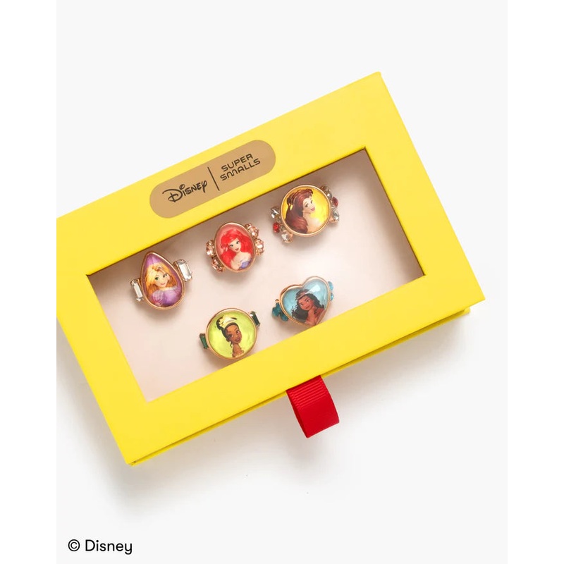 Super Smalls Disney Princess 5-Piece Ring Set