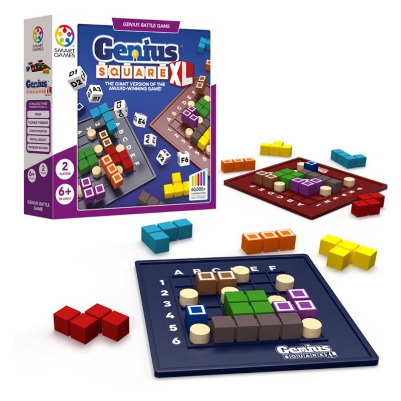The Genius Square XL Strategy Game