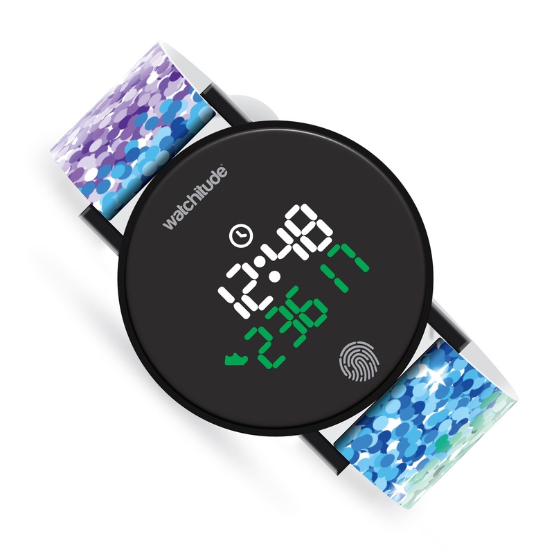 Watchitude Step Counter Watch Pedometer Fitness Tracker - Sassy Sequins