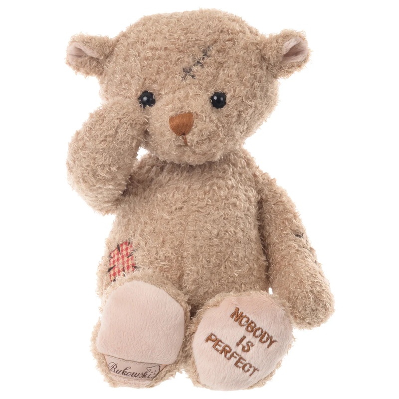 Bukowski Bears Nobody is Perfect Plush