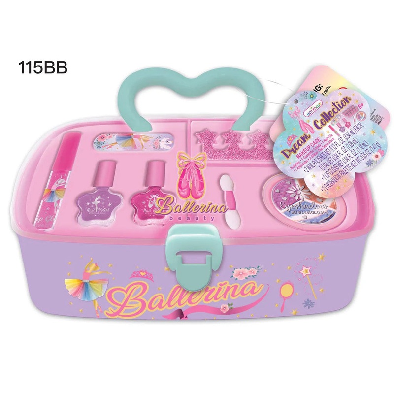 Dream Collection Carryall Cosmetic Makeup Case - Ballerina Beauty