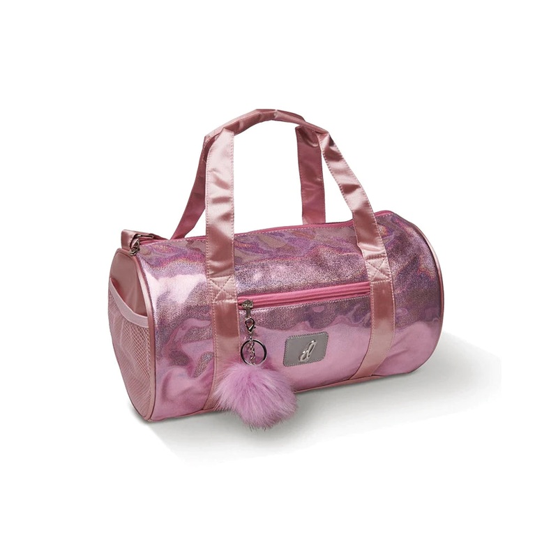 Glitter n Dance Holographic Pink Duffle