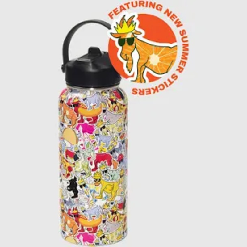 GOAT USA Sticker Wrap Water Bottle