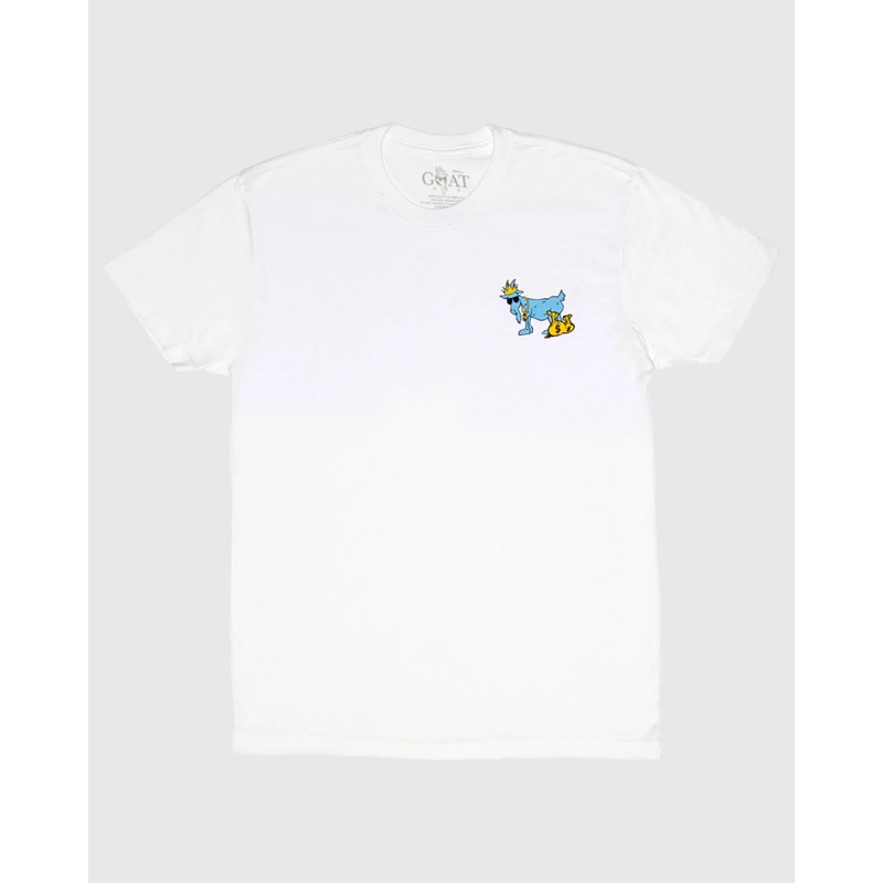 GOAT USA White Cash Money Graphic Tee
