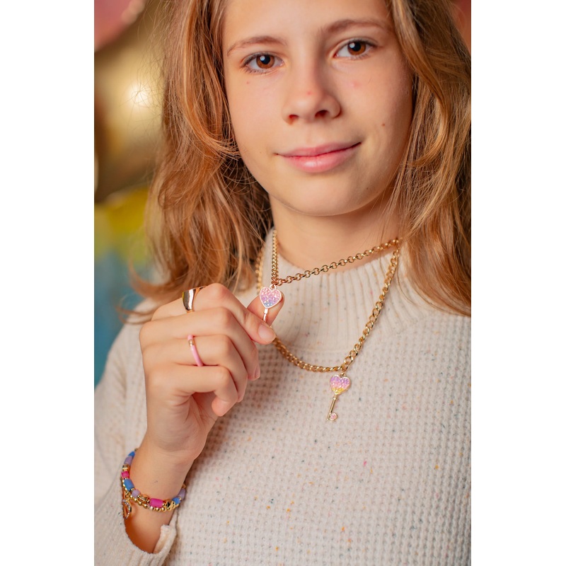 Great Pretenders Boutique Chic Key to My Heart Necklace