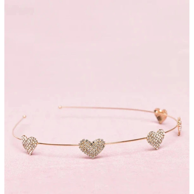 Great Pretenders Boutique Chic Rhinestone Heart Headband