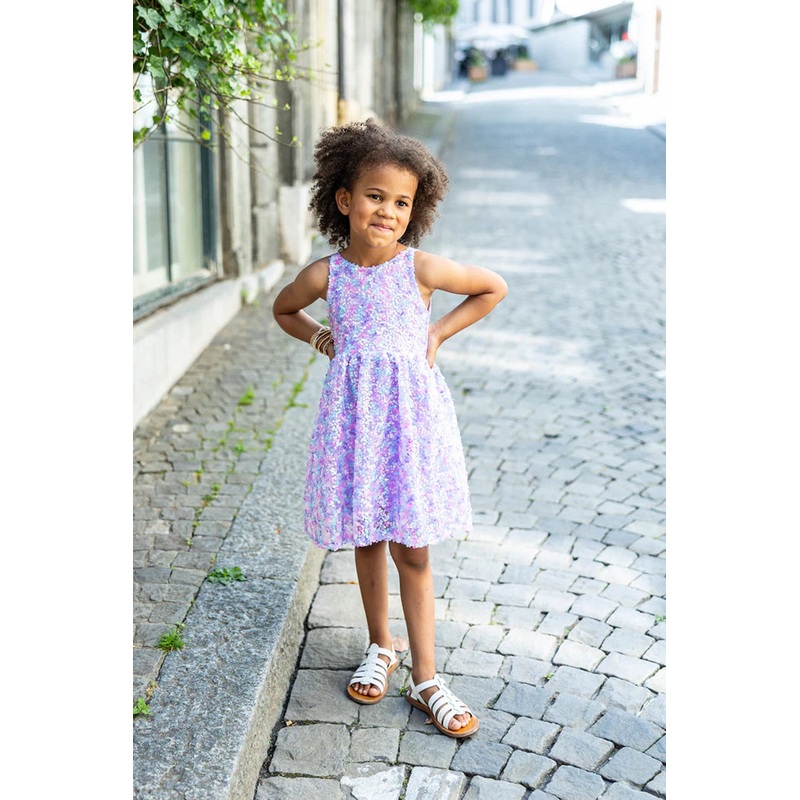 Great Pretenders Purple Party Sequins Dress