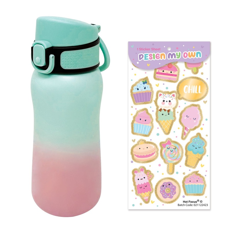 Hot Focus Stylish Stainless Steel Water Bottle Sweet