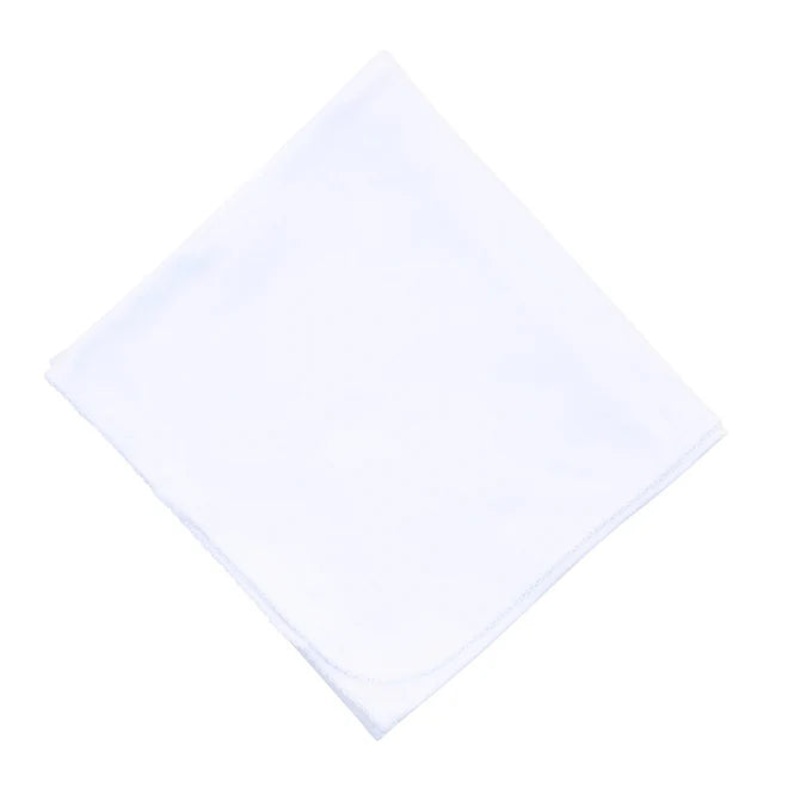 Magnolia Baby Essentials White Receiving Blanket