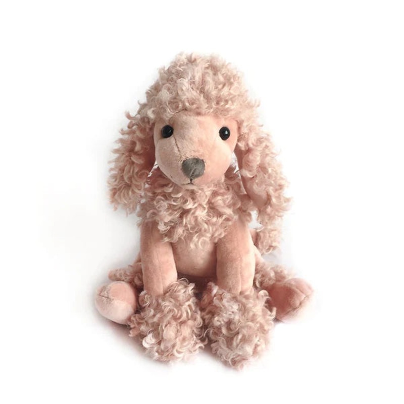 Paris Mauve Poodle Plush Dog