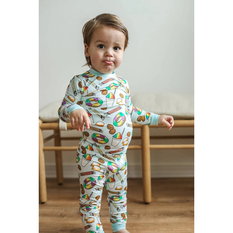 Southern Slumber Blue Southern Sweets 2Pc Bamboo Pajama Set