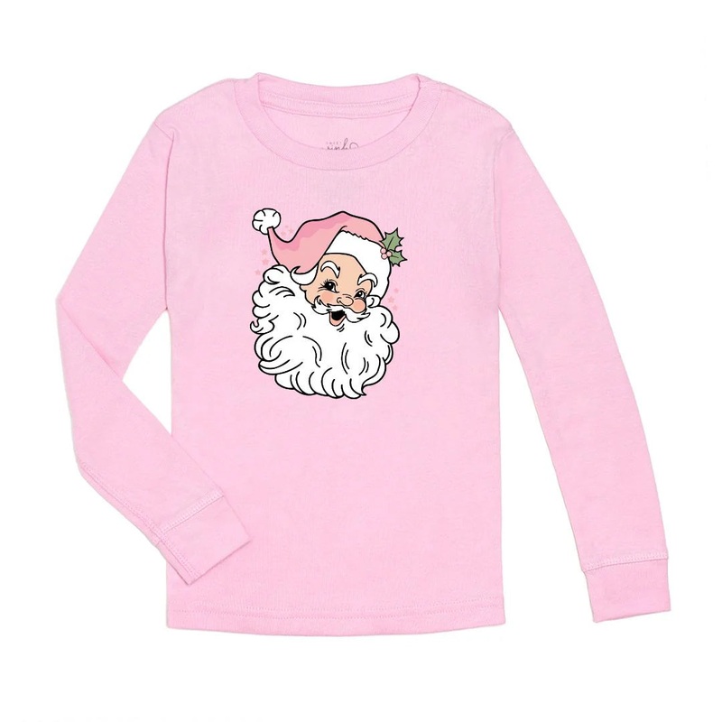 Sweet Wink Retro Santa Christmas Long Sleeve Shirt