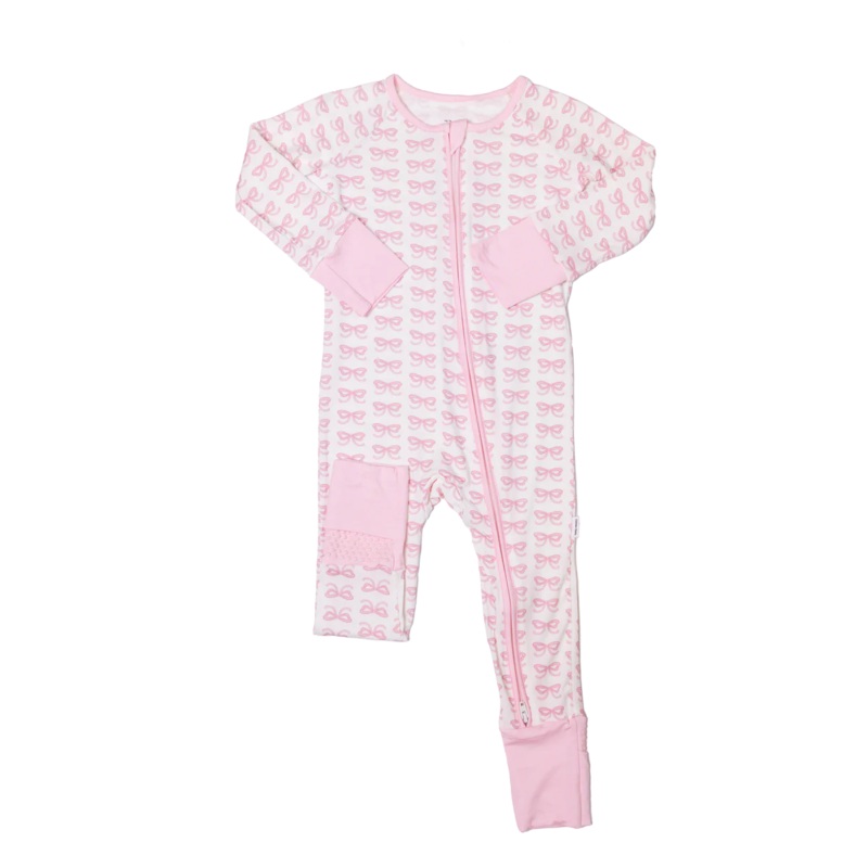 The Uptown Baby Sleep Romper - Bow