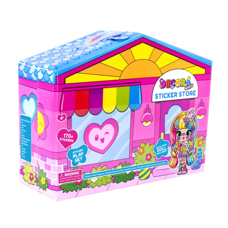 Decora Girlz Sticker Store Playset