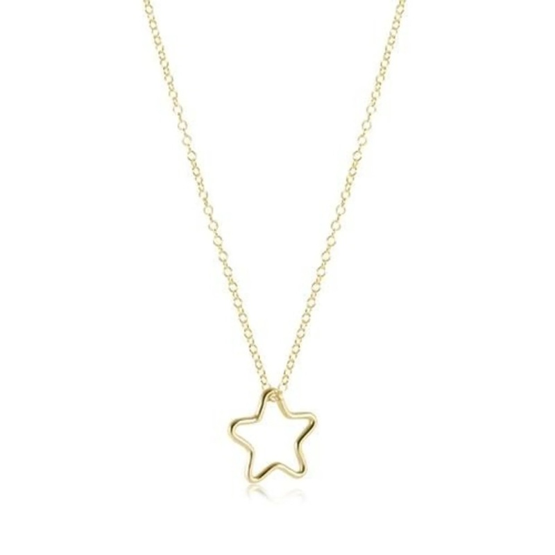 e-newton 16" Necklace Gold - Star Charm