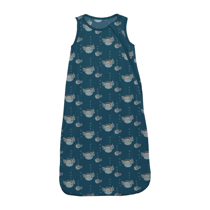 Kickee Fluffle Sleep Bag - Peacock Puffer Family