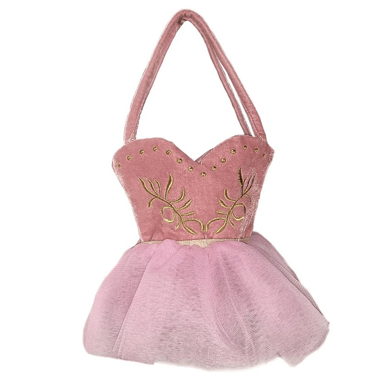 Prima Ballerina Pink Plush Tutu Purse