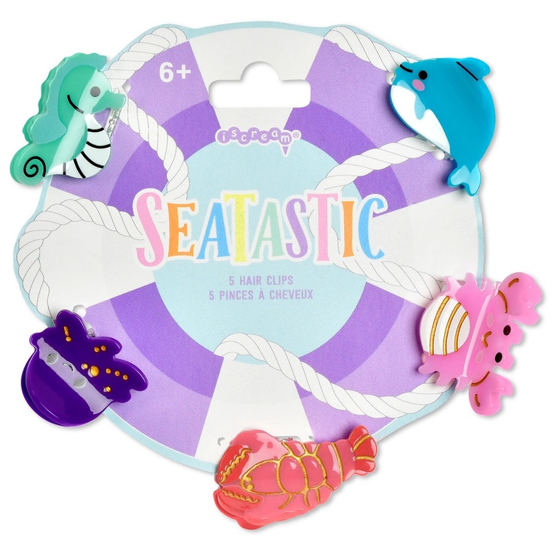 iScream 5Pc Seatastic Mini Hair Clips