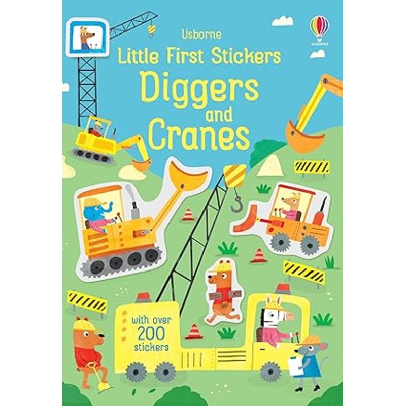 Little First Stickers Diggers and Cranes
