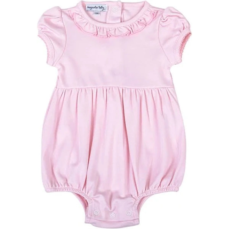 Magnolia Baby Pink Short Sleeve Girl Bubble