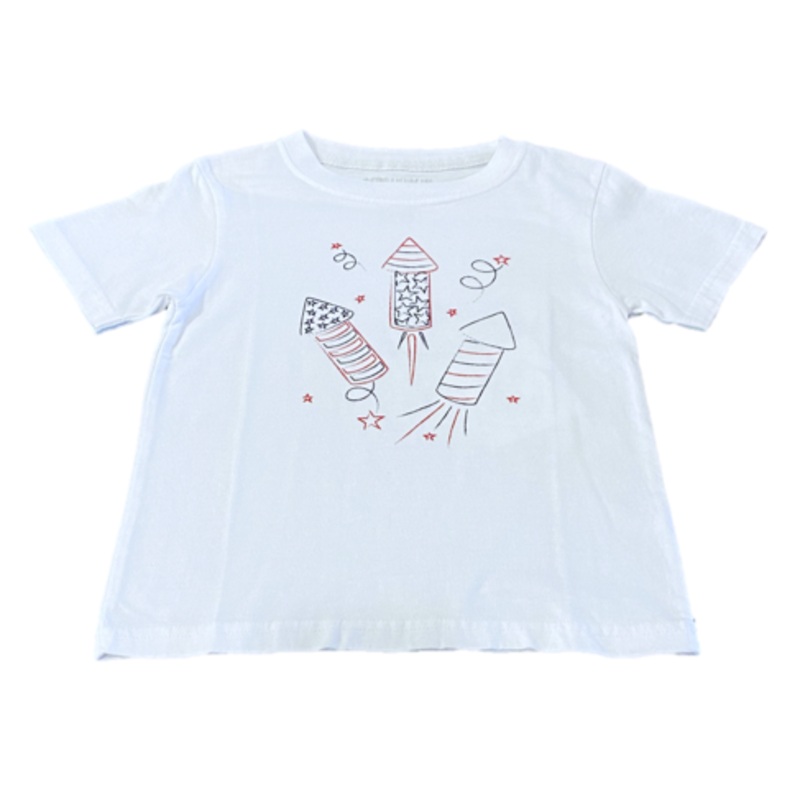 Mustard & Ketchup Kids White Firecracker S/S Tee