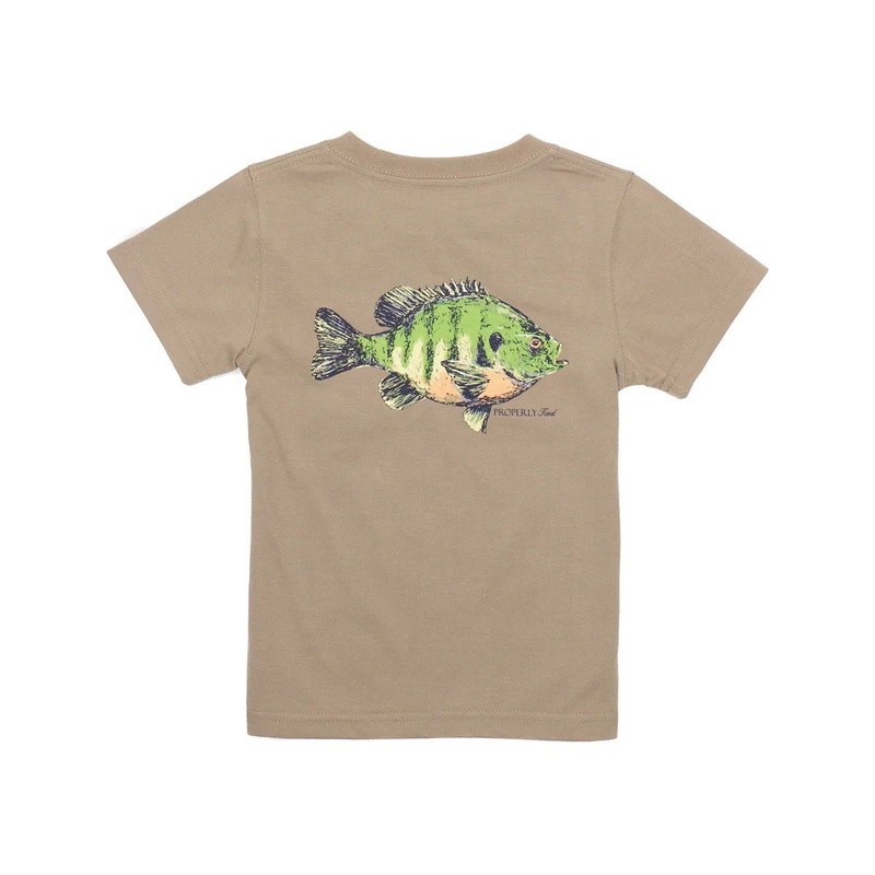 Properly Tied Bluegill S/S Tee - Sand