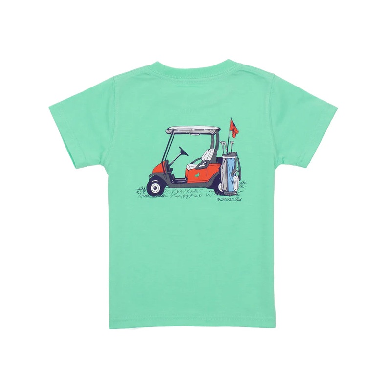 Properly Tied Country Club S/S Tee - Wash Green