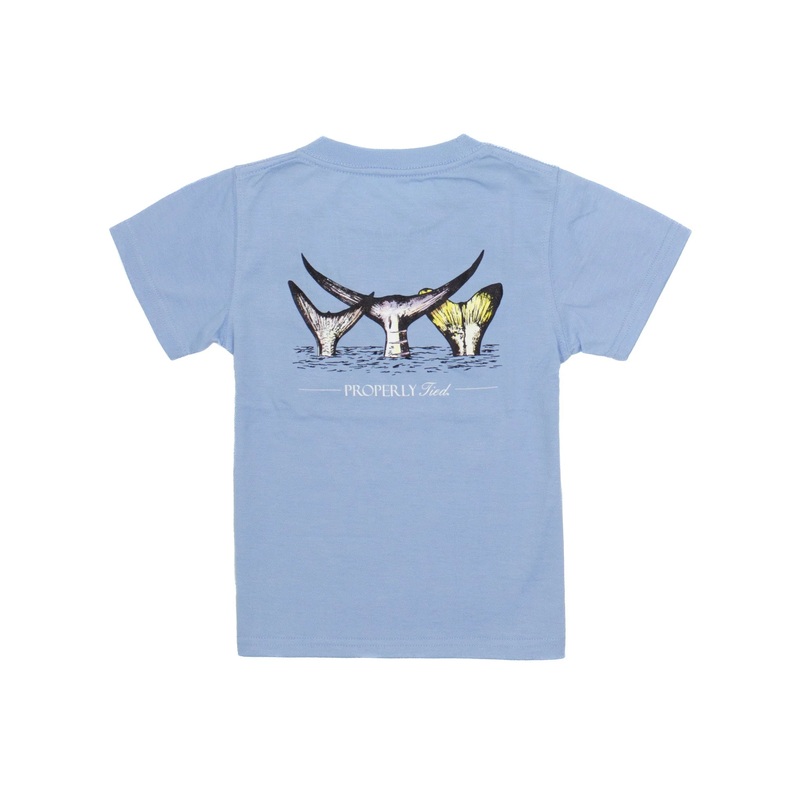 Properly Tied Fish Out Of Water S/S Tee - Light Blue