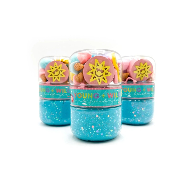 YWF Grab & Go Dough Jar - Pool Party
