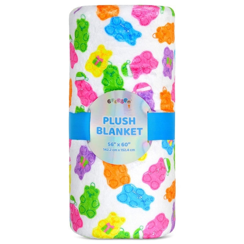 iScream Beary Holiday Plush Blanket
